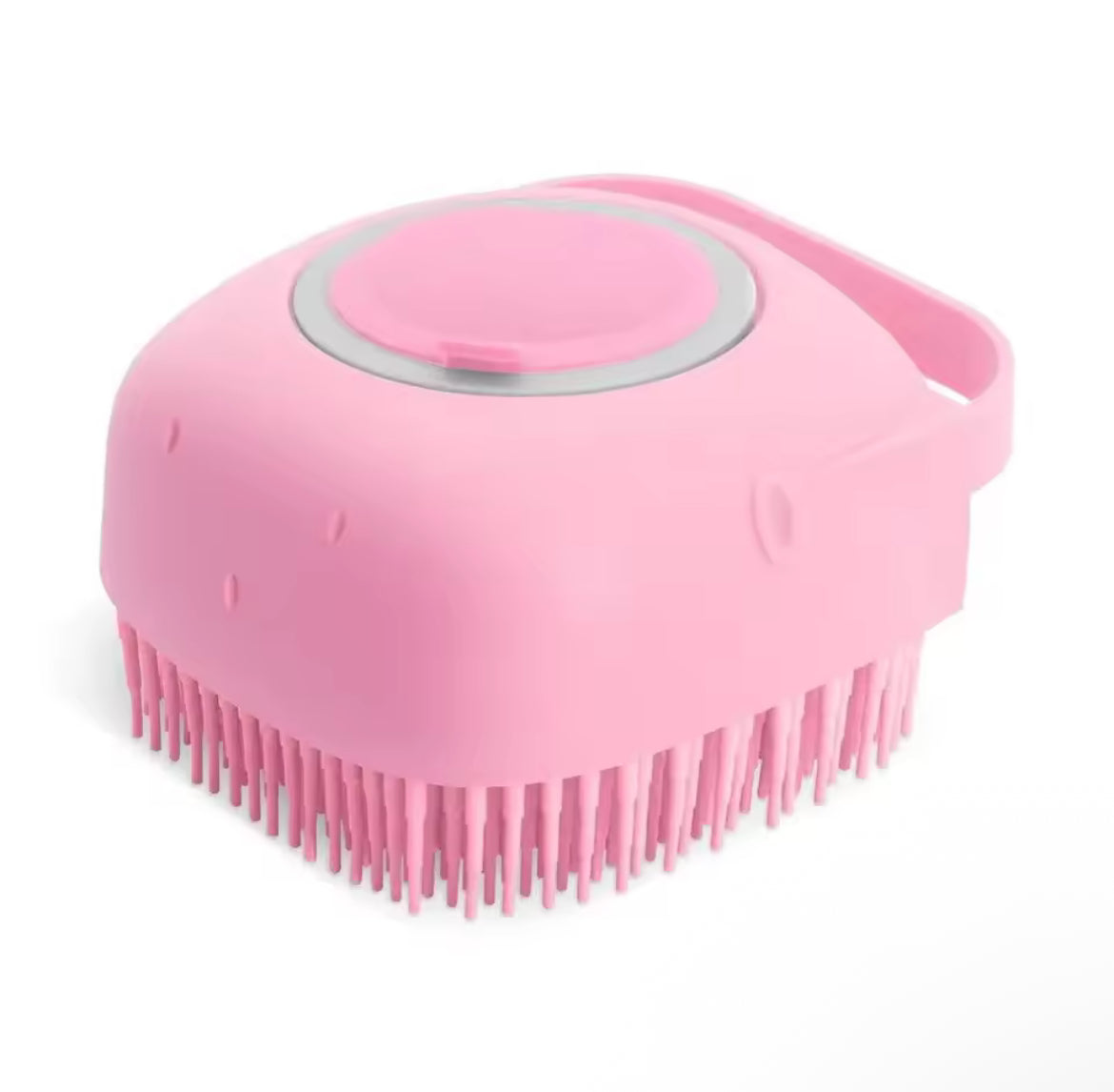 2-in-1 Pet Shampoo Dispenser & Massage Bath Brush