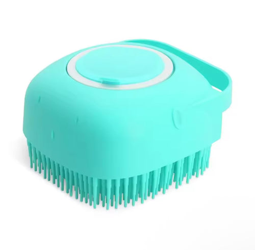 2-in-1 Pet Shampoo Dispenser & Massage Bath Brush